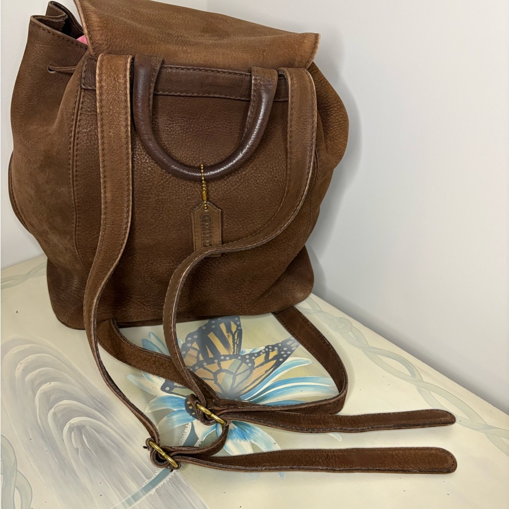 Coach XL !! Vintage Sonoma Nubuc Backpack - Picture 4 of 7